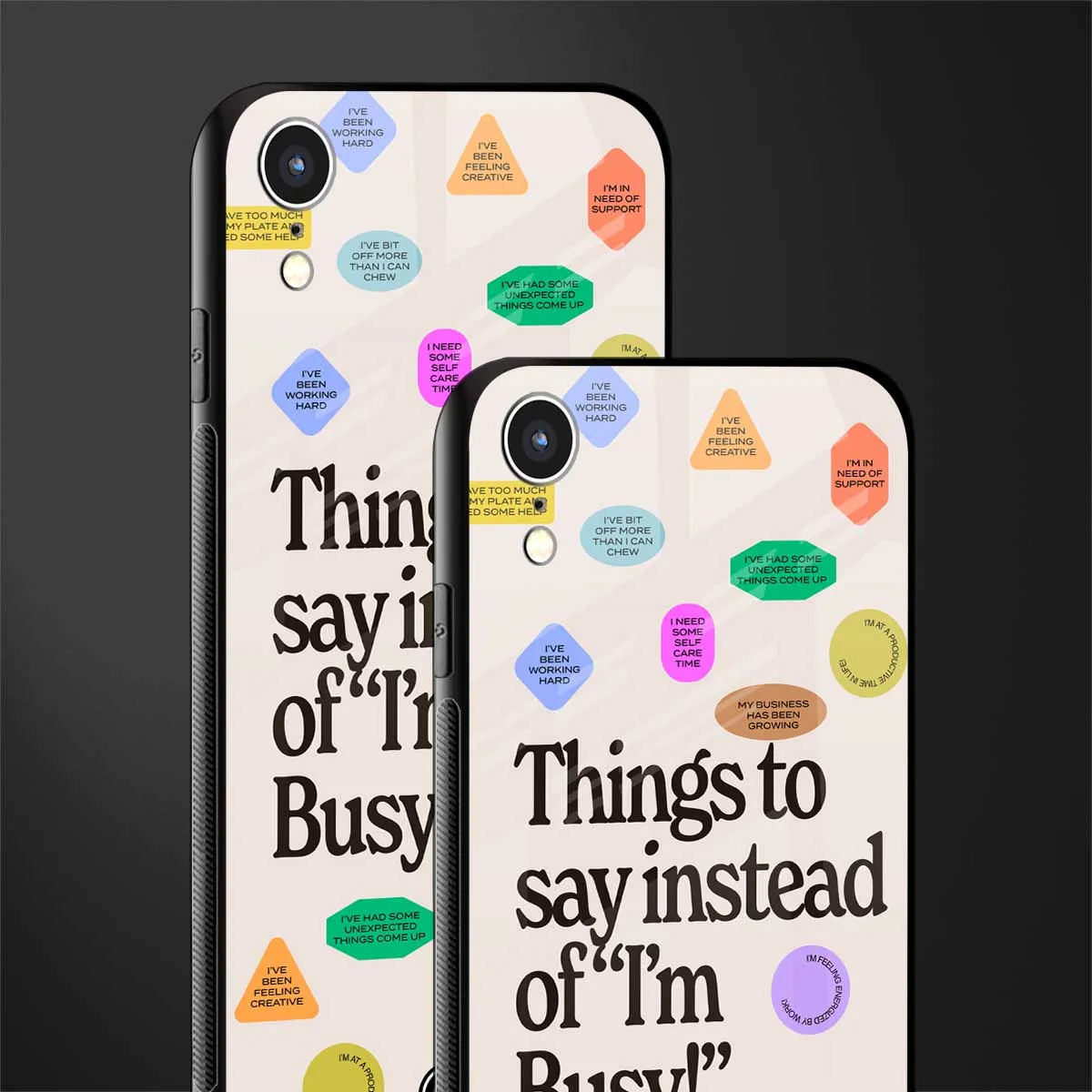 10 Things To Say Phone Case for IPhone XR | Glass Case