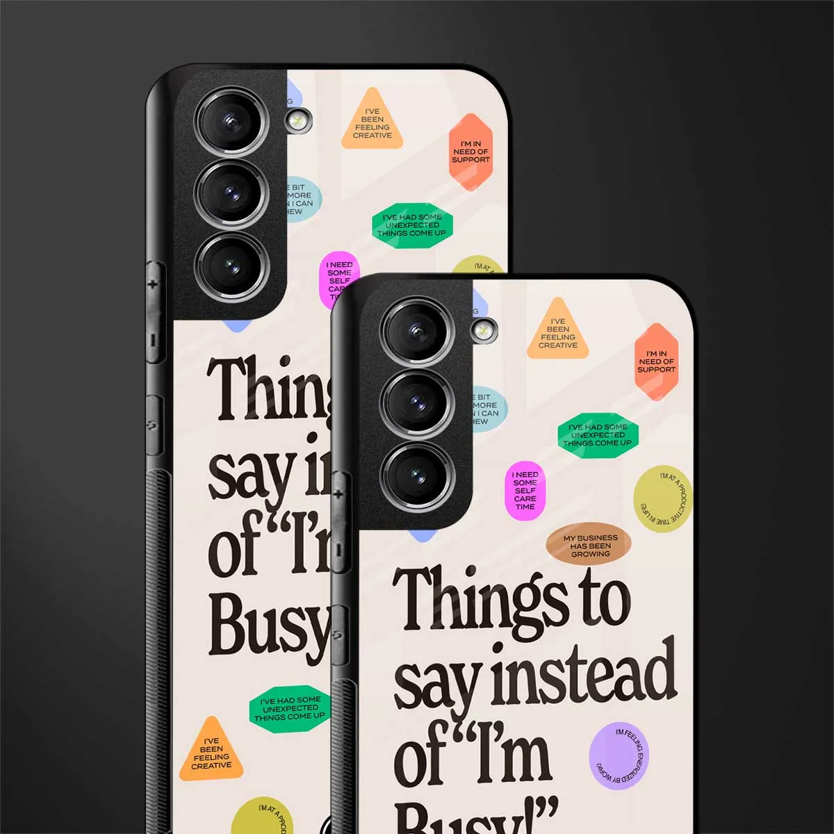 10 Things To Say Phone Case for Samsung Galaxy S21 Plus | Glass Case