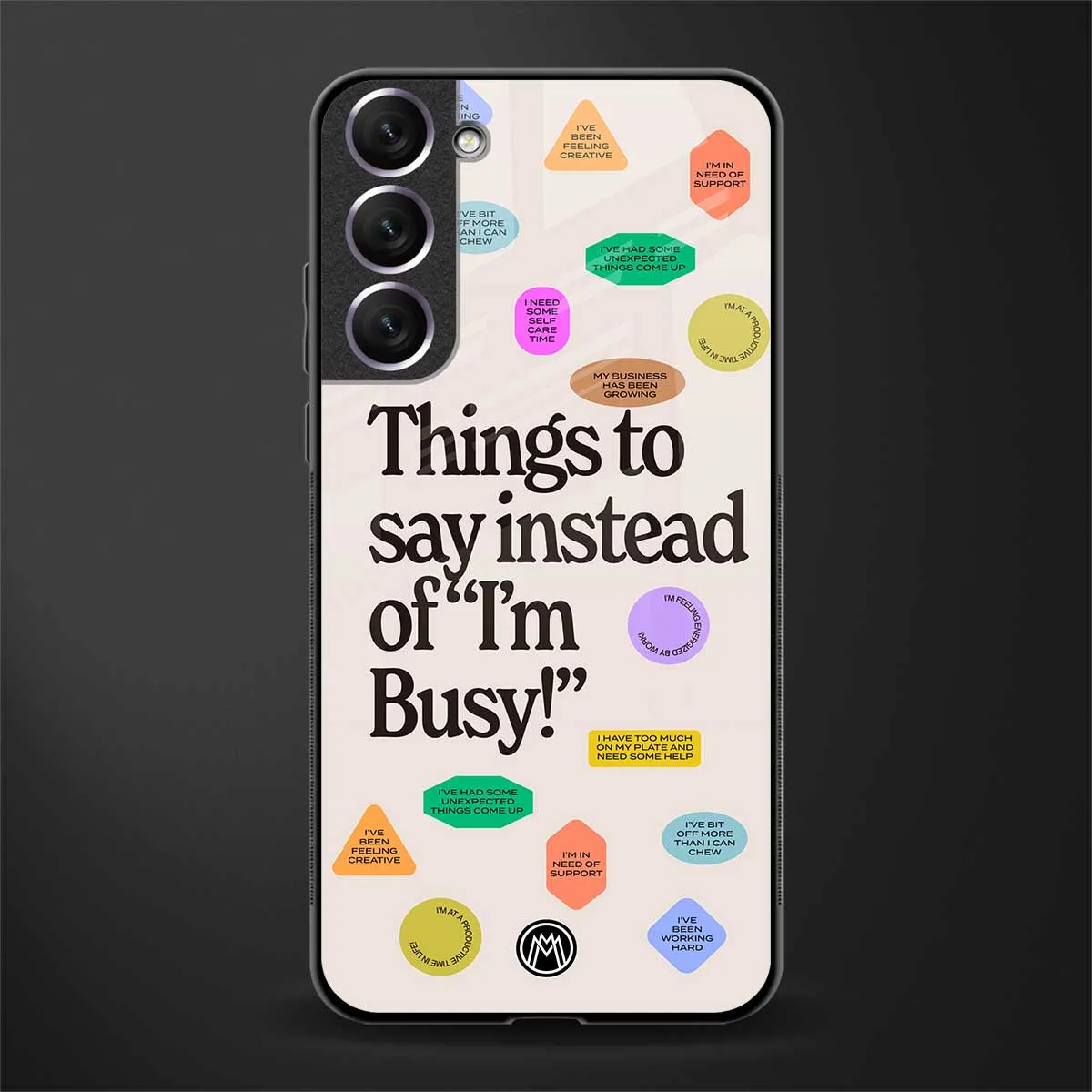 10 Things To Say Phone Case for Samsung Galaxy S21 Plus | Glass Case