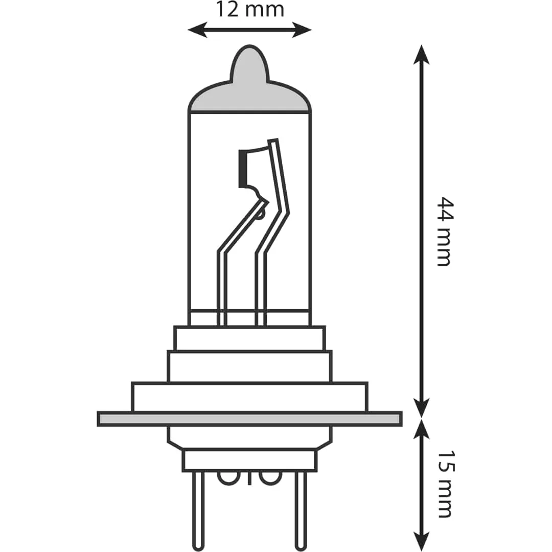 12v 55w  H7 Halogen Headlight Bulb