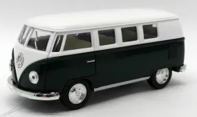 1962 VW Camper - Green - Kinsmart Pull Back & Go Metal Model Car