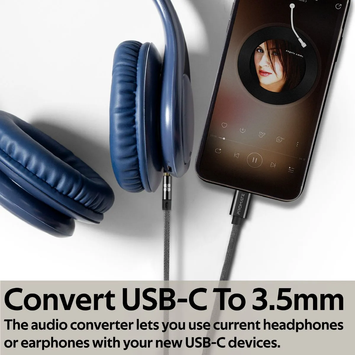 2-in-1 USB-C/3.5mm to 3.5mm AUX Audio Cable