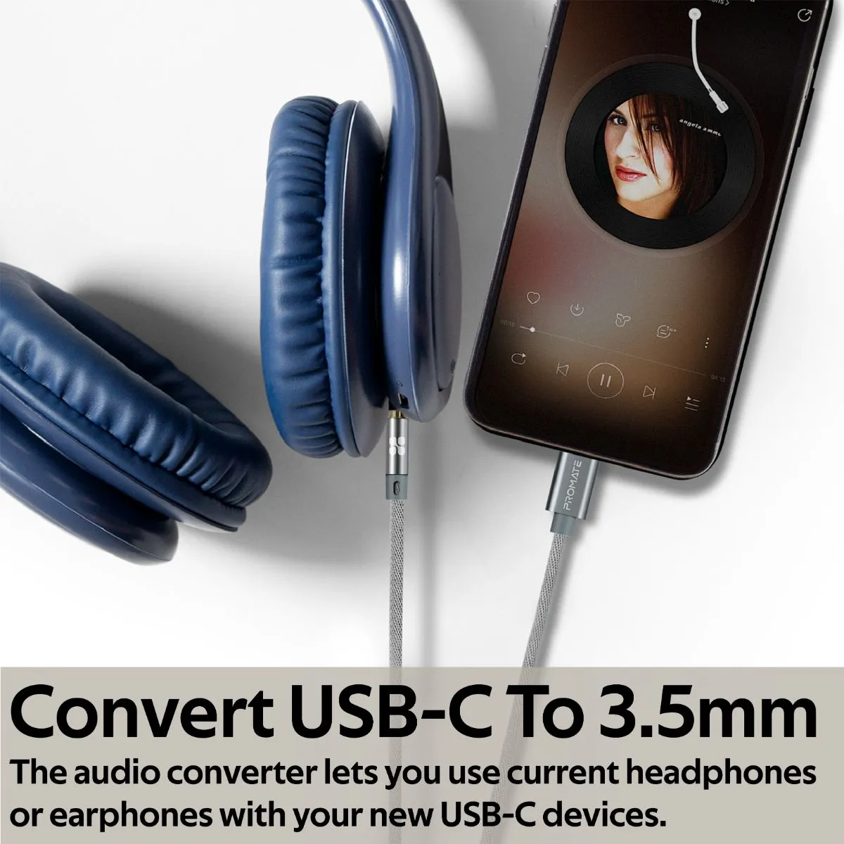 2-in-1 USB-C/3.5mm to 3.5mm AUX Audio Cable