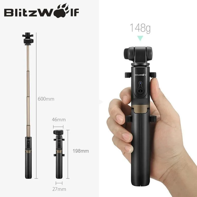 3 in 1 Wireless Bluetooth Selfie Stick Mini Tripod Extendable Monopod Universal For iPhone For Samsung Huawei