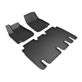 3D MAXpider Kagu Series Floor Mat Liners, 16- 21 Tesla 5 Seat Model X (Open Box)