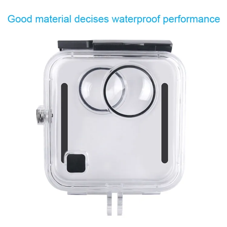 40m Waterproof Housing Protective Case  for GoPro Fusion, with Buckle Basic Mount & Screw & Wrench