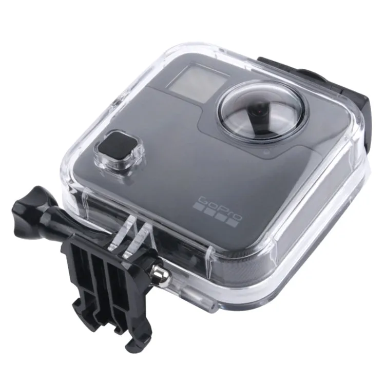 40m Waterproof Housing Protective Case  for GoPro Fusion, with Buckle Basic Mount & Screw & Wrench