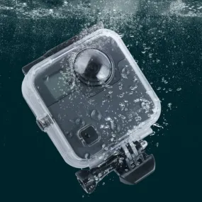 40m Waterproof Housing Protective Case  for GoPro Fusion, with Buckle Basic Mount & Screw & Wrench