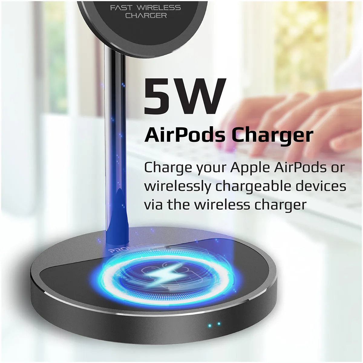 40W High Output Wireless Charging Station