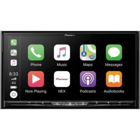 7inch Flagship Double-DIN In-Dash Wireless NEX Navigation DVD Receiver with Motorized Display, Wireless Apple CarPlay, Android Auto Wireless, Bluetooth, HD Radio & SiriusXM Ready