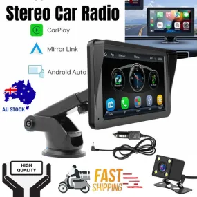 7inch PortableWireless Apple CarPlay Android Auto Touch Screen Car Radio Stereo AU