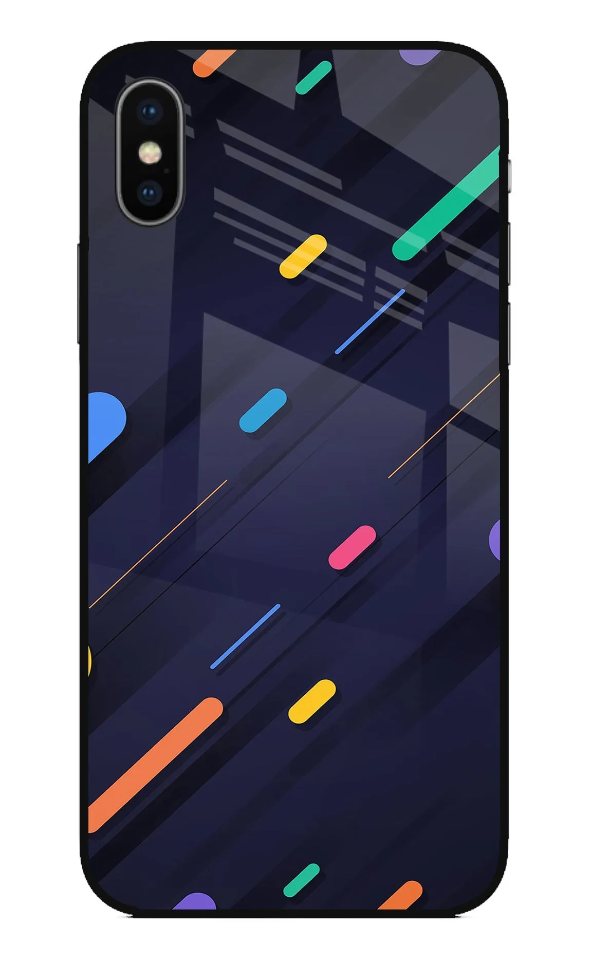 Abstract Design iPhone XS Back Cover