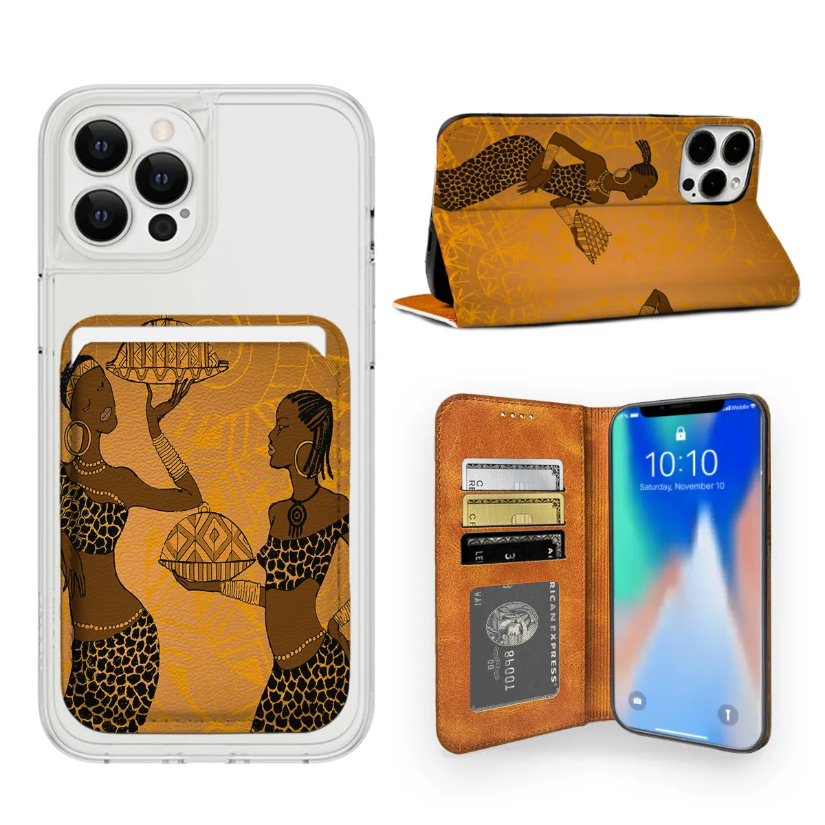 African Women iPhone Leather Case