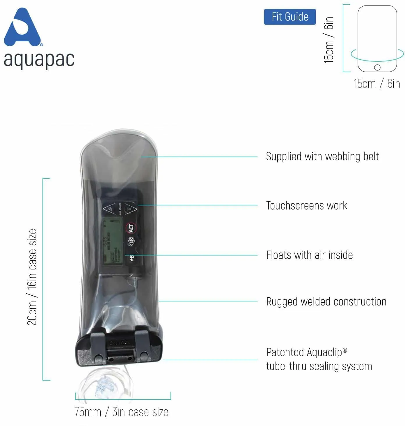 Aquapac Insulin Pump Case