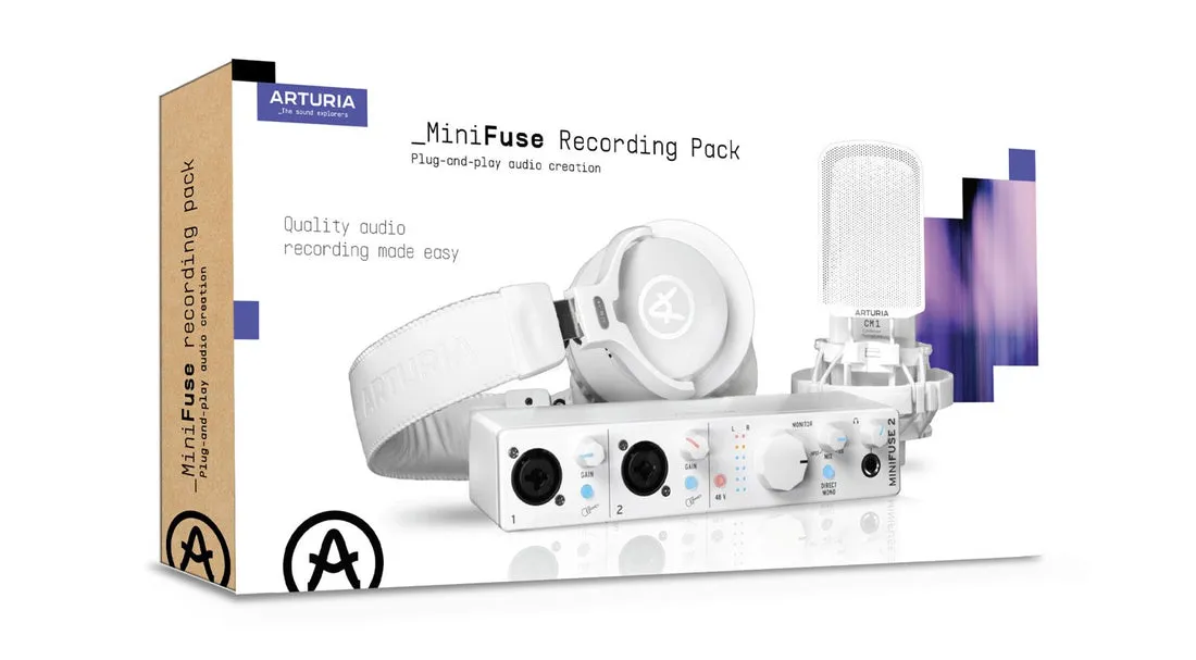 Arturia Minifuse Recording Pack - White