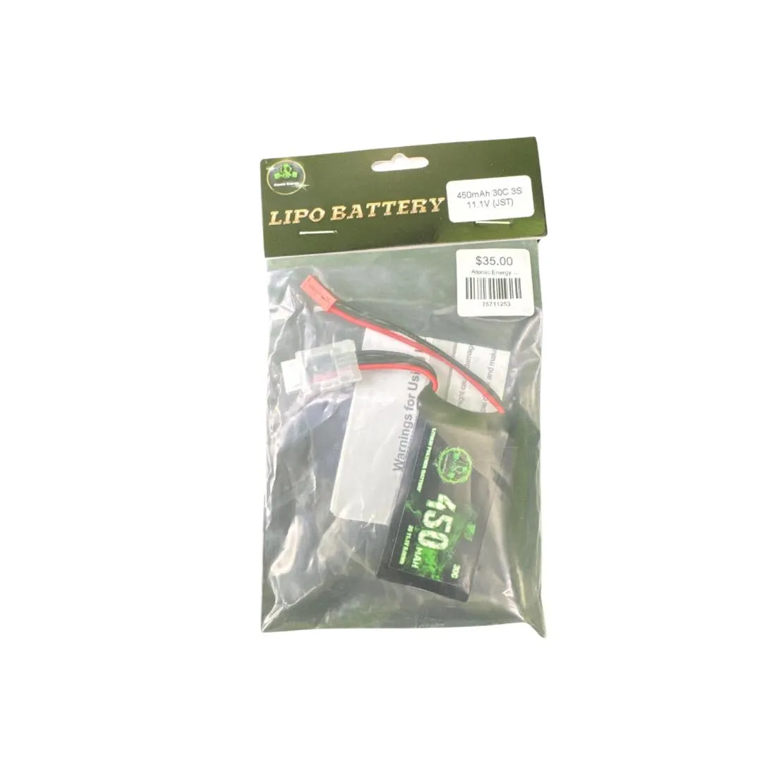 Atomic Energy - 11.1v Lipo Battery 450mAh 30c 3s