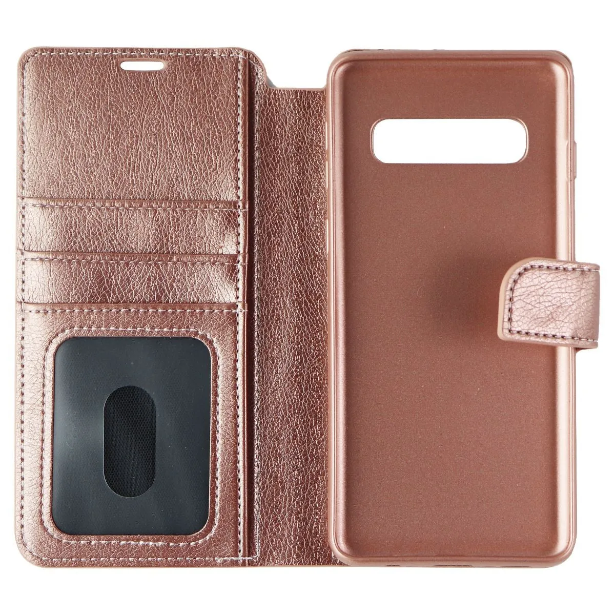 Base Wallet Folio Series Case for Samsung Galaxy S10 - Rose Gold