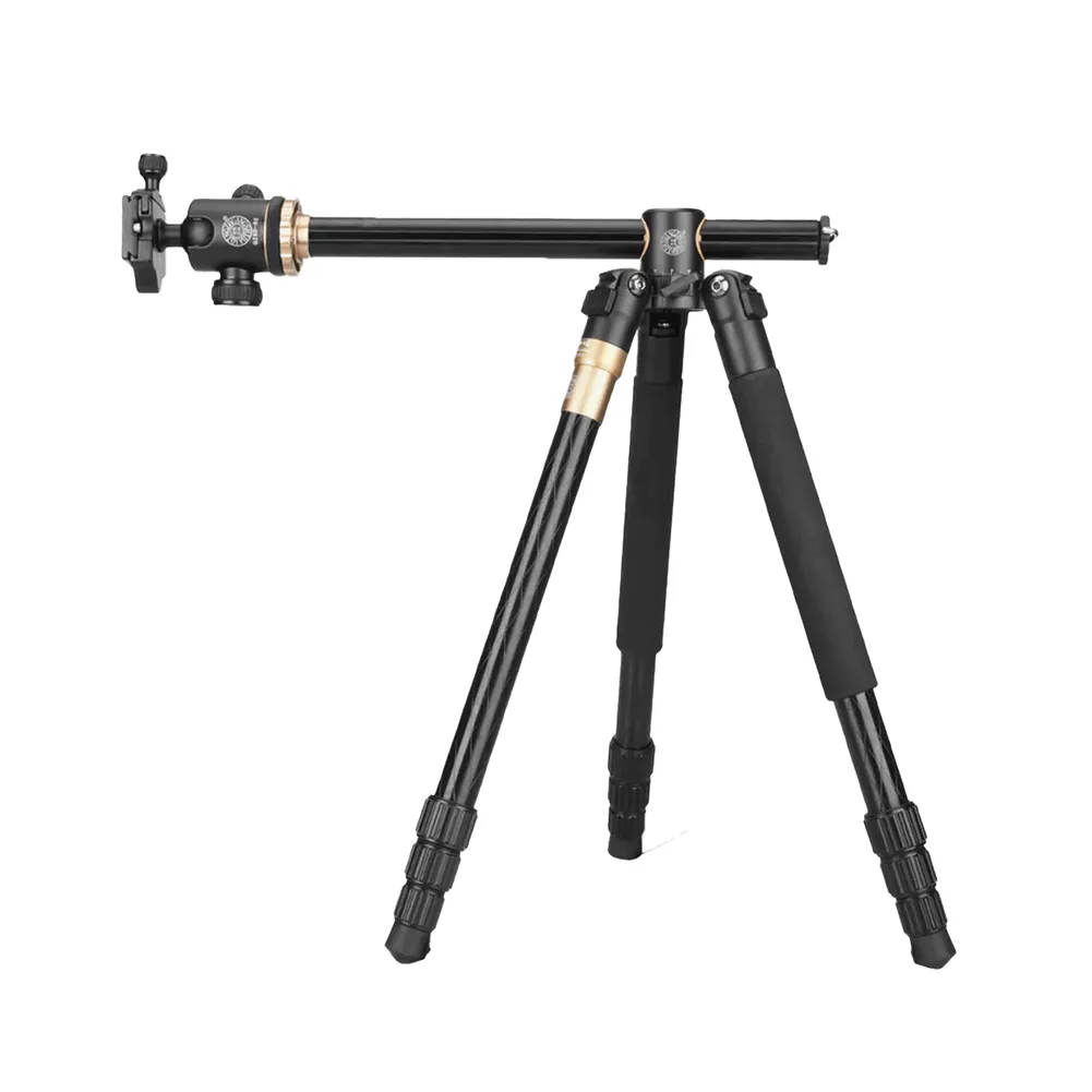 Beike QZSD Q999H Aluminium Convertible Tripod with Flat Lay Extension Arm