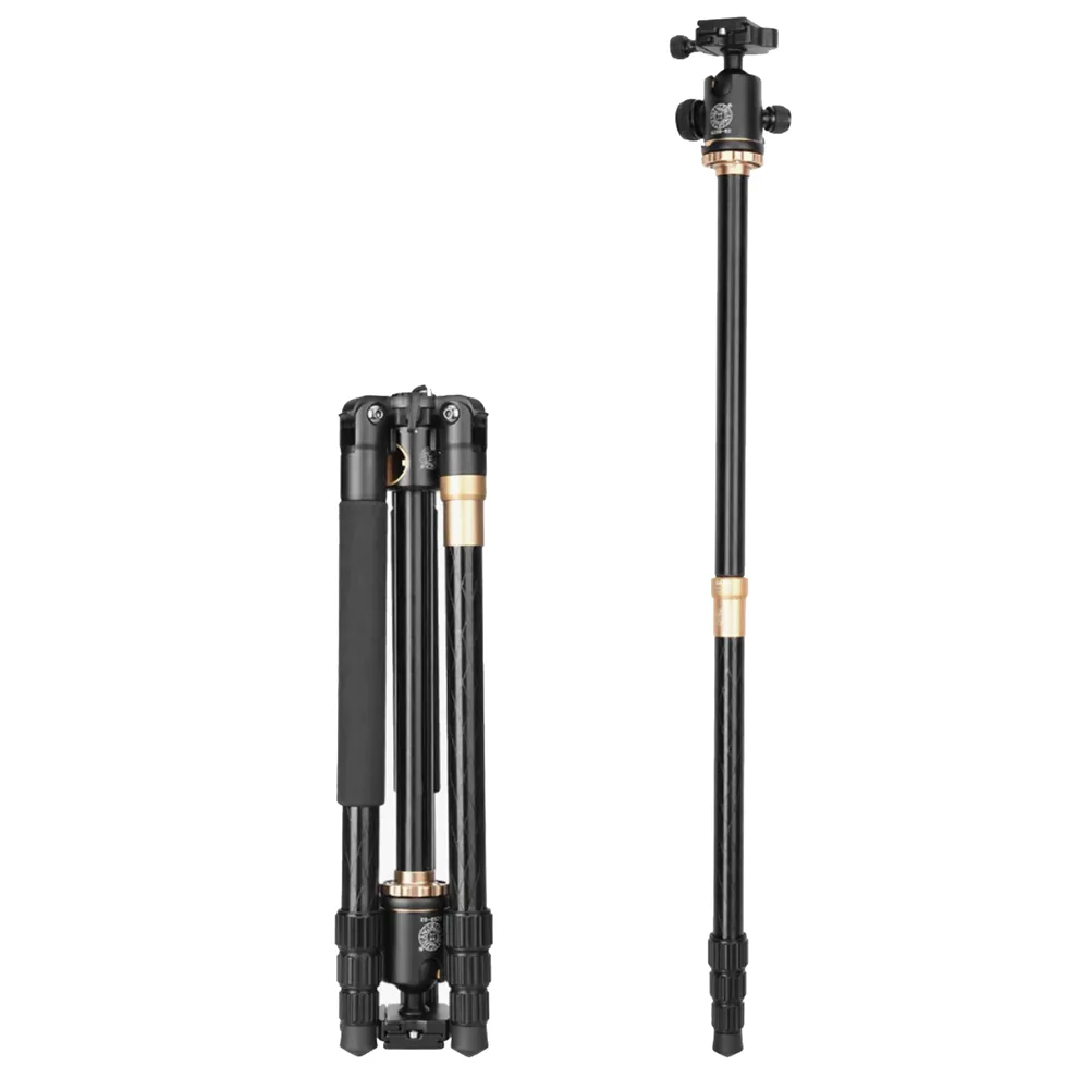 Beike QZSD Q999H Aluminium Convertible Tripod with Flat Lay Extension Arm