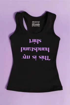 Black & Lilac Handstand Singlet