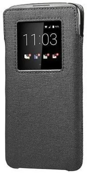 Blackberry DTEK60 Grey Black Smart Pocket Case Pouch ACC-63068-001