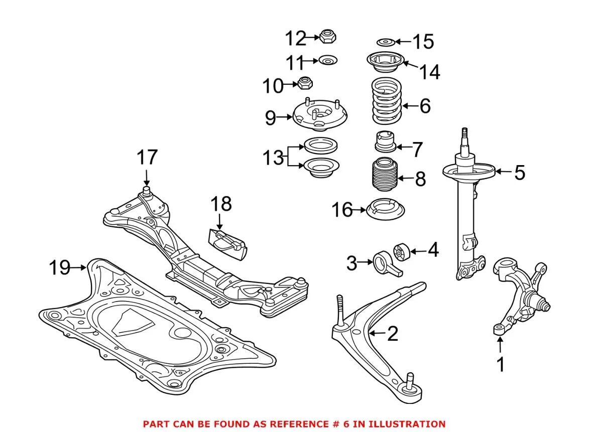 BMW Coil Spring – Front 31307838835