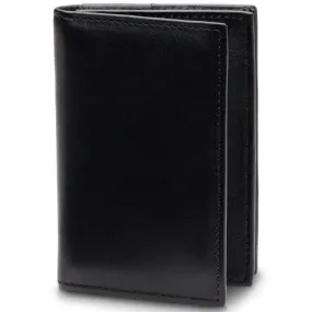 Bosca Nappa Vitello Gusset 2 Pocket Card Case w/ID - RFID