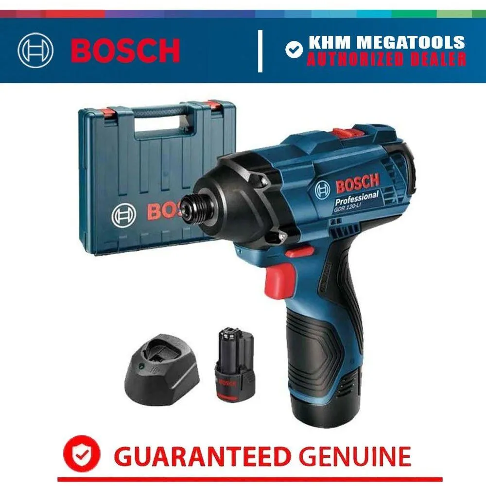 Bosch GDR 120 V-Li Cordless Impact Driver 100Nm 12V [Contractor's Choice]