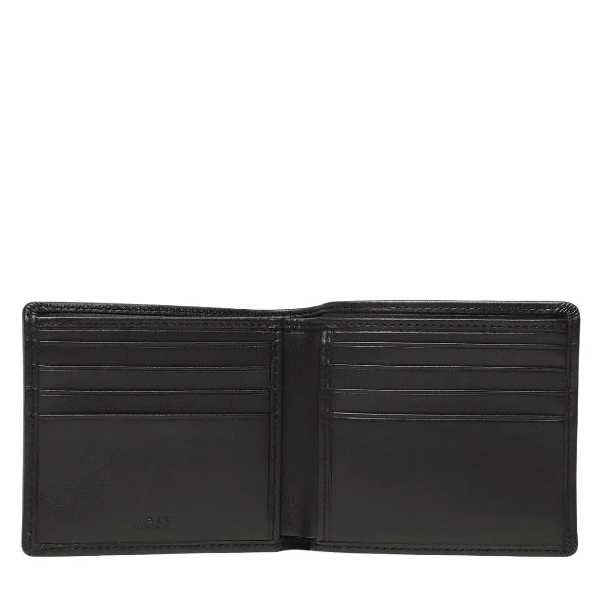 BOSS Metal Logo Card Case & Wallet Gift Set