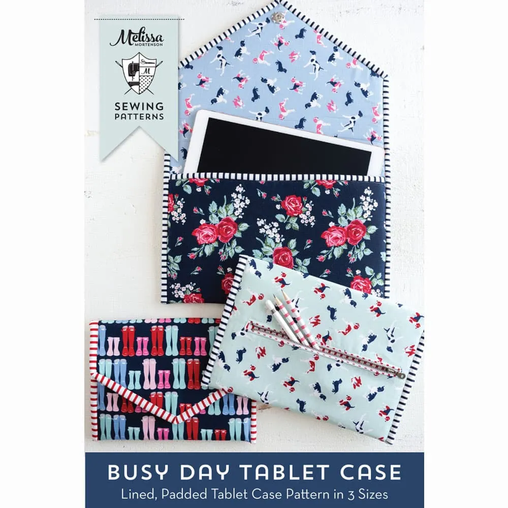 Busy Day Tablet Case Pattern, Melissa Mortenson