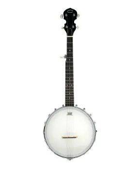 Caraya 5-String Open-Back Traveller Banjo - Black BJ30