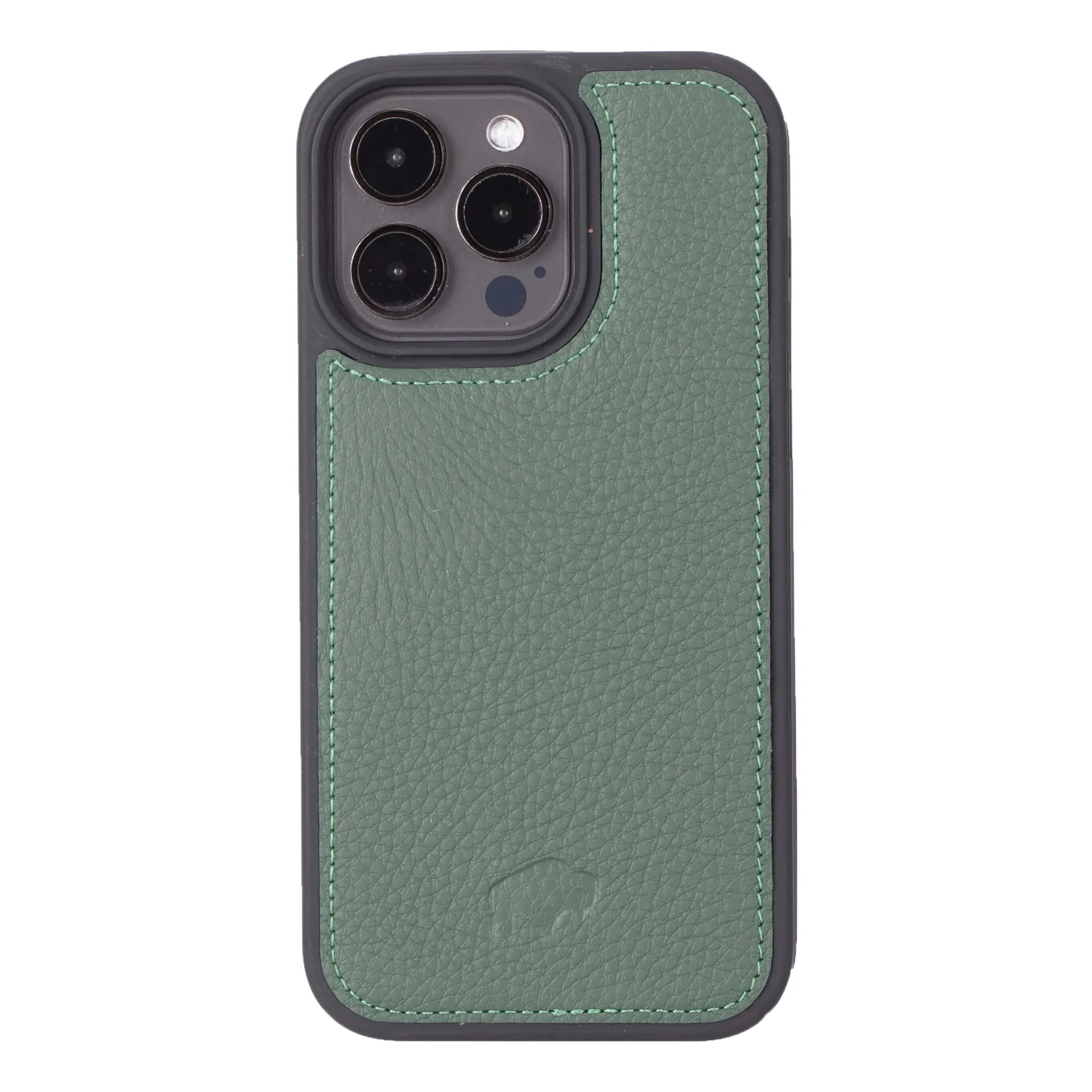 Carter iPhone 15 Pro Max Wallet Case, Pebble Green