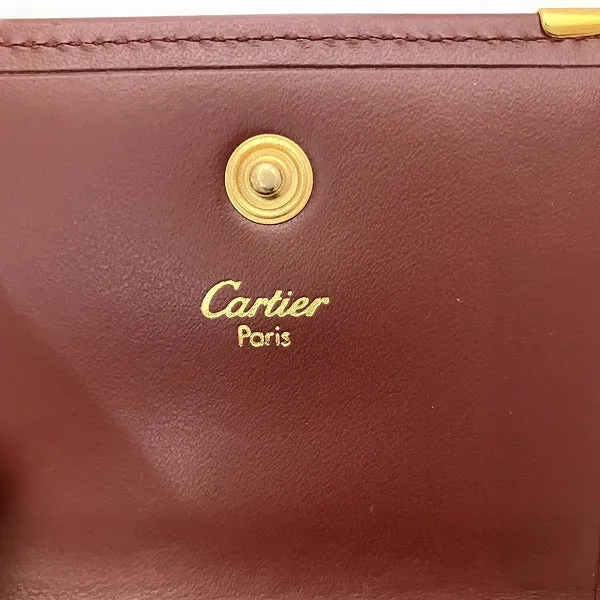 Cartier Leather Square Coin Case