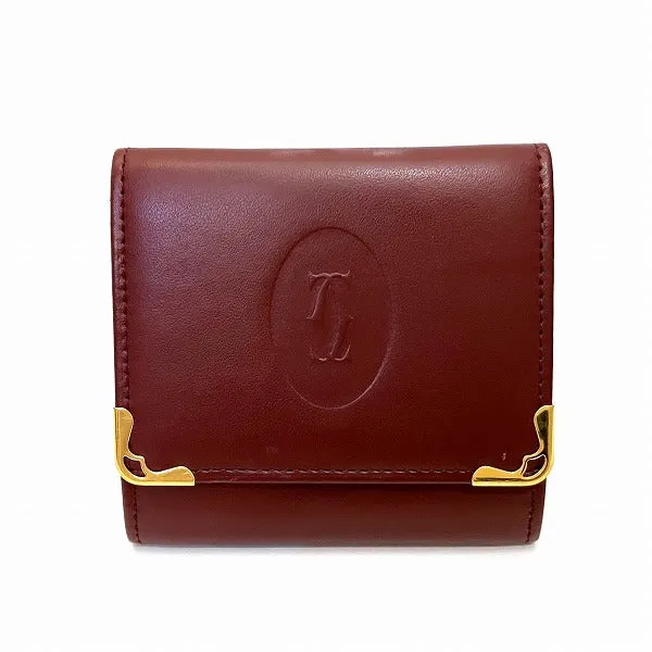 Cartier Leather Square Coin Case