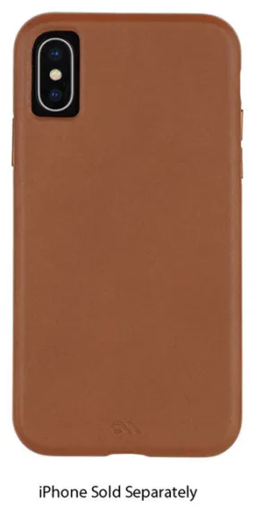 Case-Mate Butterscotch Barely There Leather iPhone Xs / X Case - CM037750