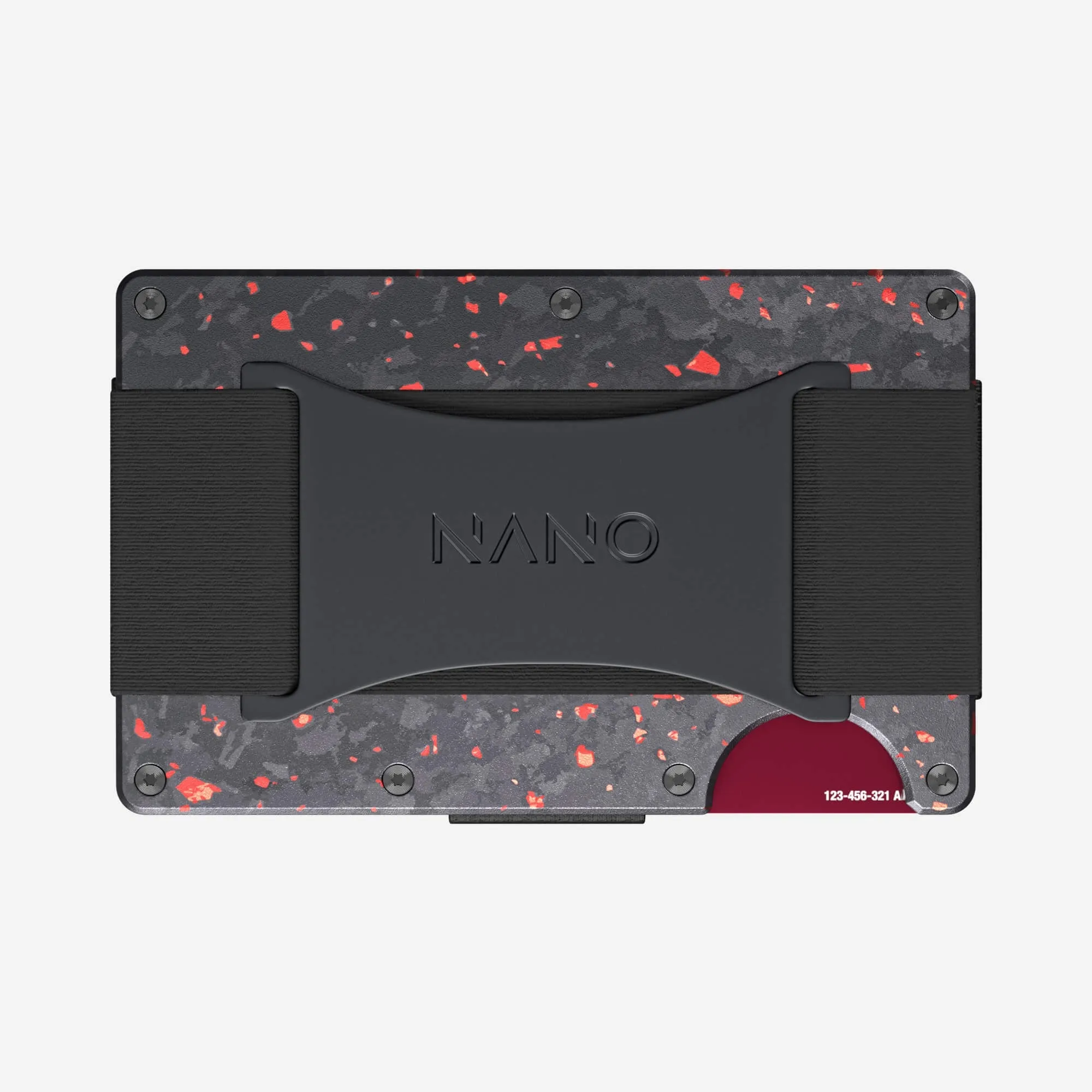 Cash Strap Wallet (Nero/Rosso)