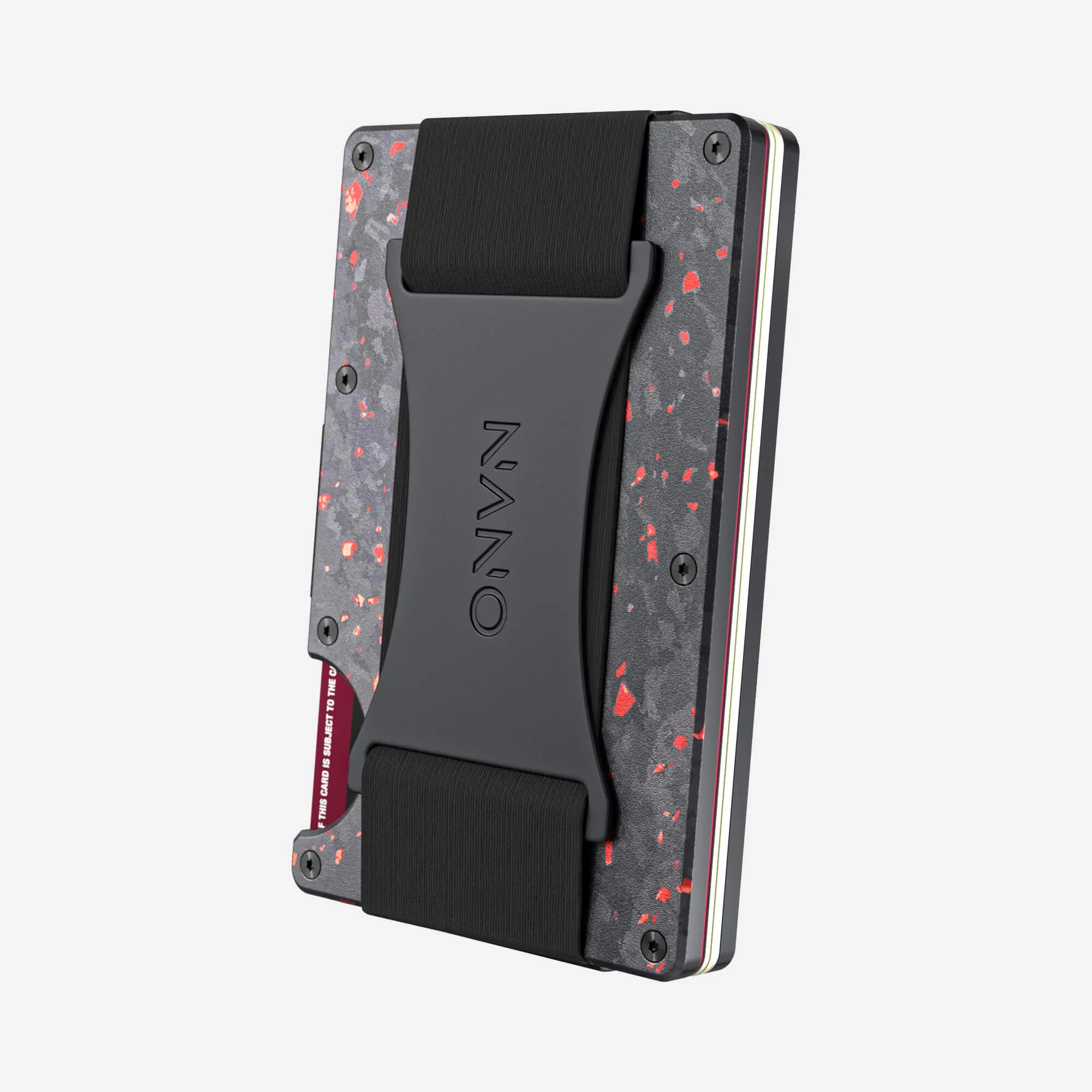 Cash Strap Wallet (Nero/Rosso)