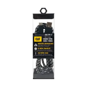 CAT Rugged USB-C to USB Braided Cable 1.8m