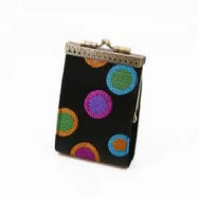 Cathayana Wallet: RFID Polka Dot Card Holder