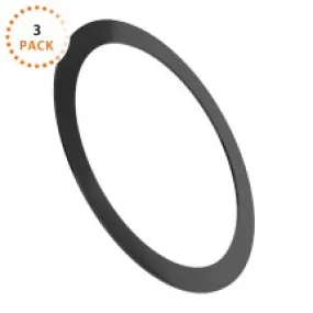 Cellhelmet Magnetic Ring for Wireless Charging (Black) (3 Pack)