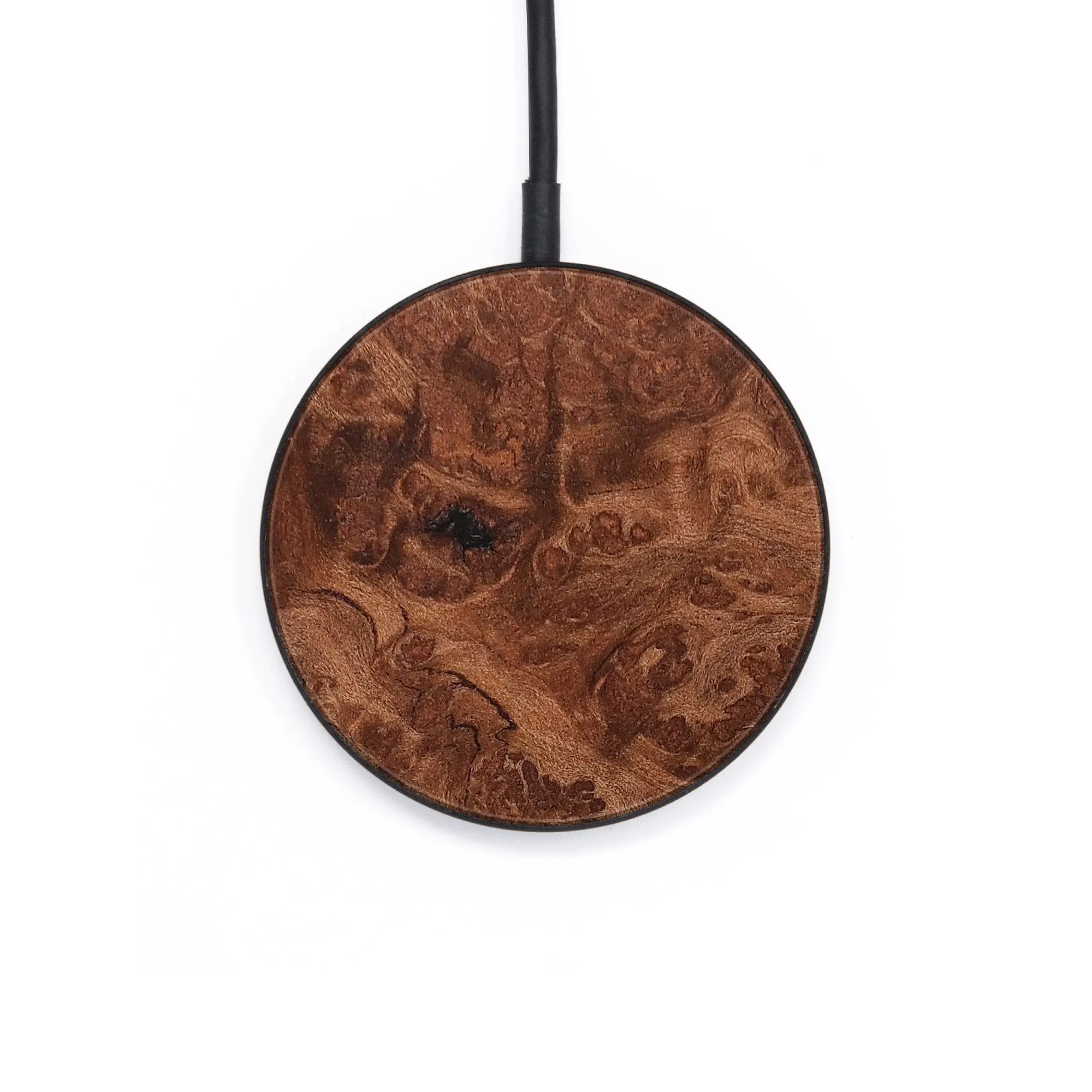 Circle Burl Wood Wireless Charger - Nicholas (Wood Burl, 655398)