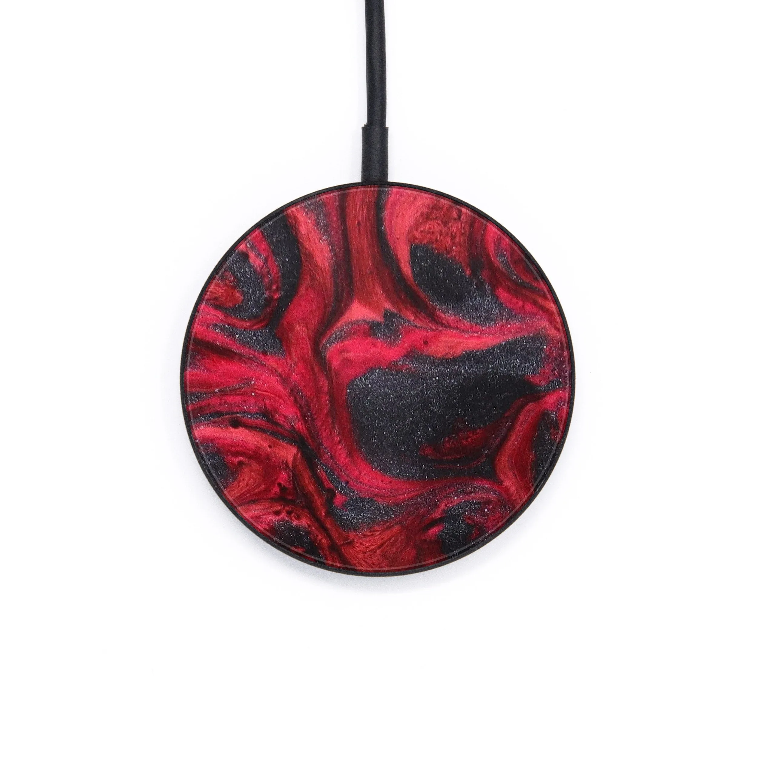 Circle ResinArt Wireless Charger - Jamil (Dark Red, 617853)