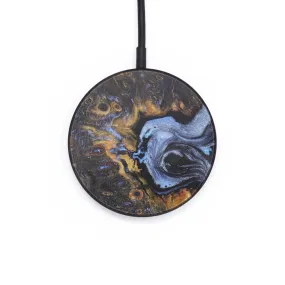 Circle Wood Resin Wireless Charger - Ashanti (Blue, 701911)