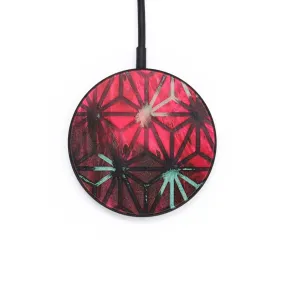 Circle Wood Resin Wireless Charger - Carolyn (Pattern, 705395)