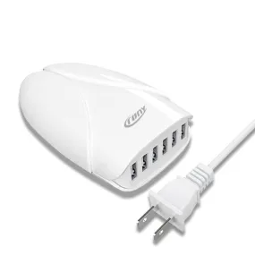 CRONY YC-CDA17 socket 6USB charging with iSmart Multiple Port Compatible iPhone X /8/7 iPad and Android