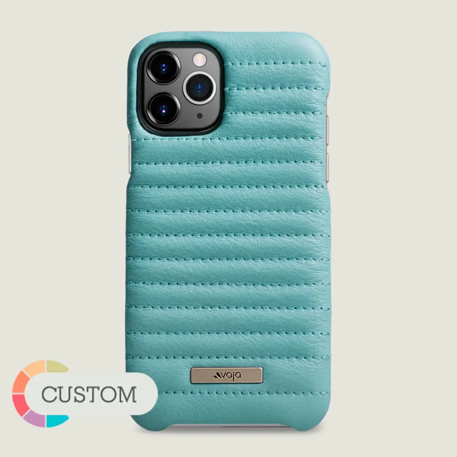 Custom Grip Rider iPhone 11 Pro leather case