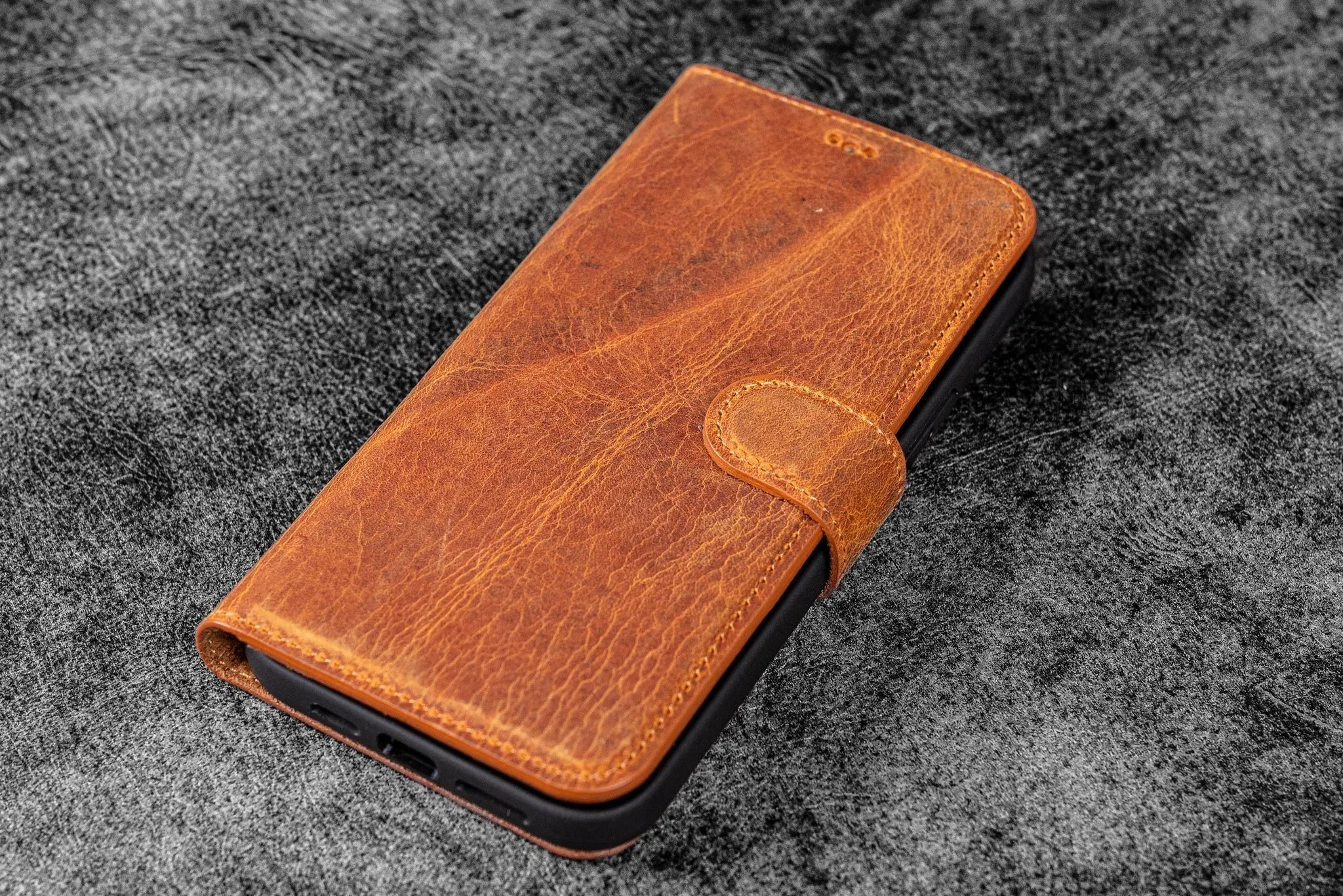 Detachable iPhone 12 Pro Max Leather Wallet Case