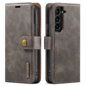 DG.MING Samsung Galaxy S22 2-in-1 Wallet Case - Grey