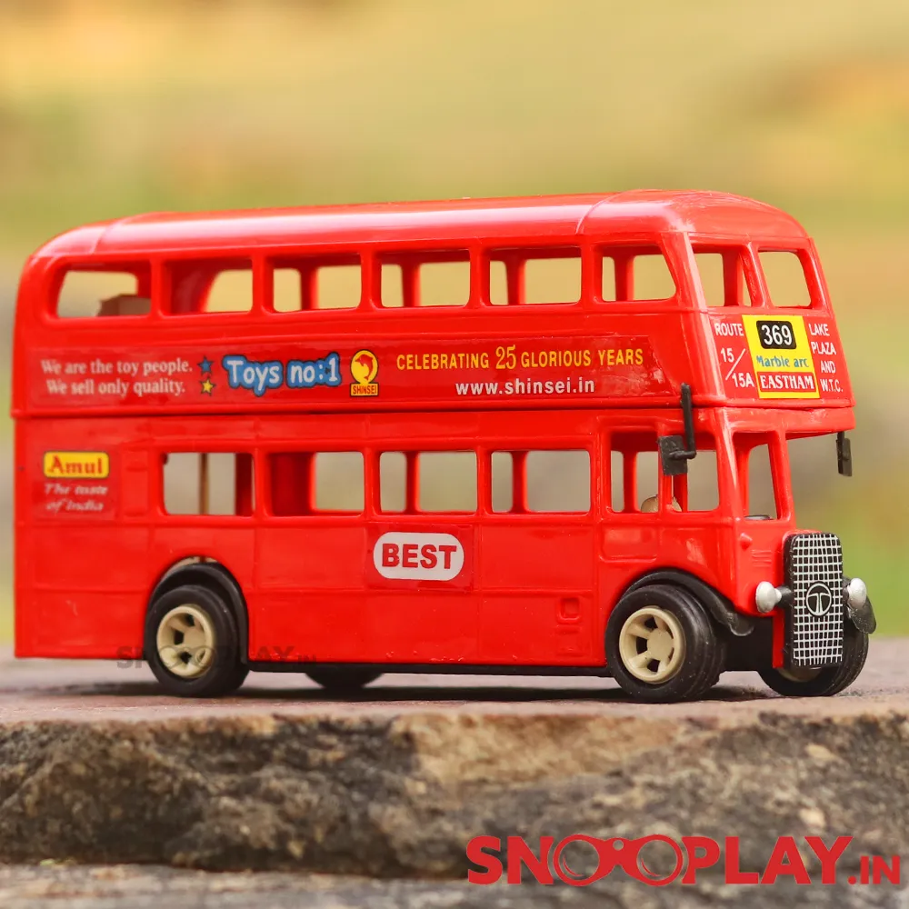 Double Decker Bus (comes with pull back action)