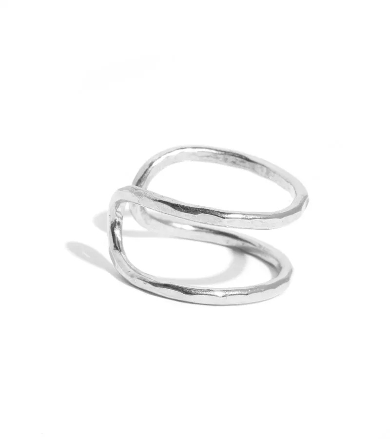 Double open back ring